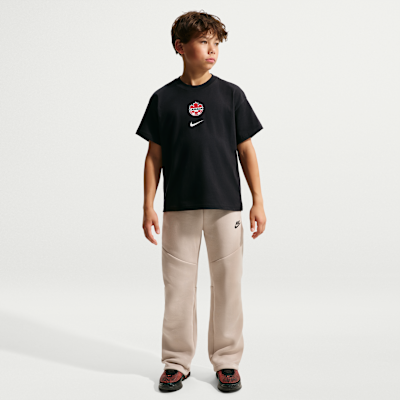 Playera de fútbol Nike Canadá Premium de portero para niños talla grande