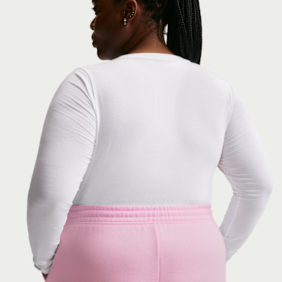 Pants de entrenamiento oversized de cintura alta para mujer (talla grande) Nike Sportswear Phoenix Fleece