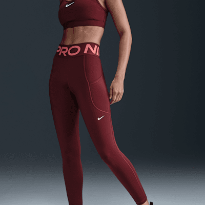 Leggings tiro alto de 7/8 con bolsillos para mujer Nike Pro Sculpt