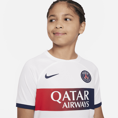 PSG 2023/24 スタジアム アウェイ ジュニア ナイキ Dri-FIT サッカーユニフォーム