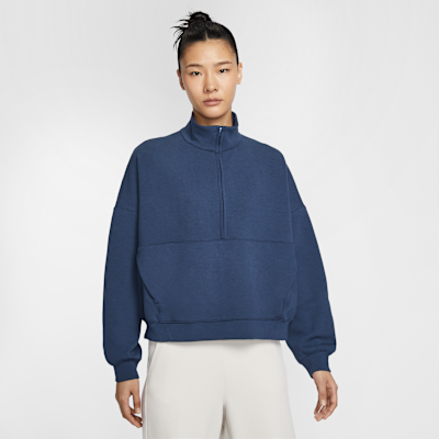 Nike 24.7 ImpossiblySoft Women's Dri-FIT Oversized 1/2-Zip Top