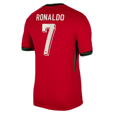 Cristiano Ronaldo Portugal National Team 2024 Stadium Home Men's Nike 