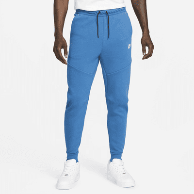 blue and white nike pants