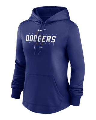 Nike Therma Pregame (MLB Los Angeles Dodgers) Women's Pullover Hoodie.