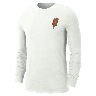 Texas Men's Nike College Long-Sleeve T-Shirt.