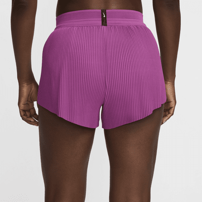 Nike AeroSwift Dri-FIT ADV halfhoge hardloopshorts met binnenbroekje voor dames (8 cm)