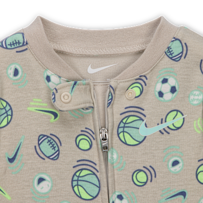 Nike Baby (0-9M) Sportball Printed Footed Coverall
