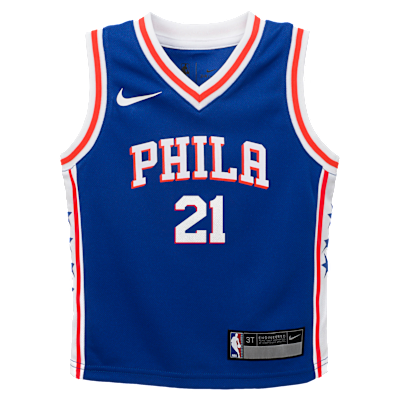 Joel Embiid Philadelphia 76ers Icon Edition Little Kids' Nike NBA Swingman Jersey from Nike - $60