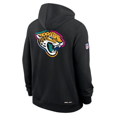 Jacksonville Jaguars Crucial Catch Sideline Men's Nike Dri-FIT NFL Pullover Hoodie