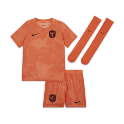Netherlands 2023 Home Younger Kids' Nike Dri-FIT 3-Piece Kit. Nike SK
