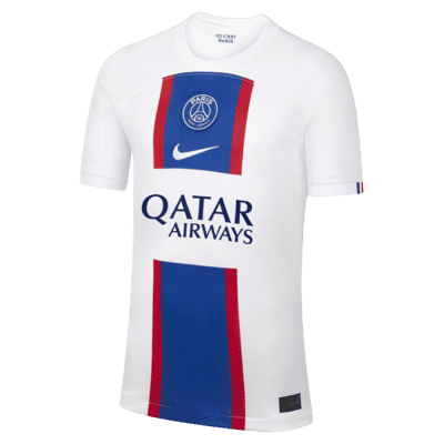 Zuigeling oorsprong recorder Paris Saint-Germain tenue en shirts 22/23. Nike BE