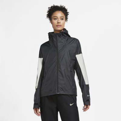 nike running jacket grey