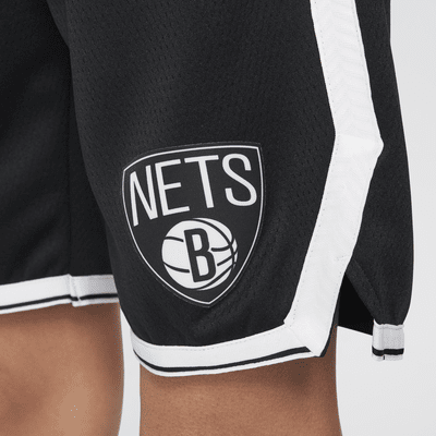 Brooklyn Nets 2023/24 Icon Edition Older Kids' (Boys') Nike NBA Swingman Shorts
