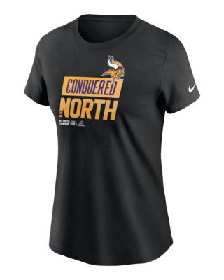 Nike Men's 2022 NFC North Champions Trophy Collection (NFL Minnesota Vikings) Long-Sleeve T-Shirt in Black, Size: Large | NPAC00A9MZ-A5V