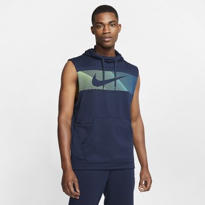 men's armless hoodie