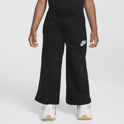 Pants de pierna ancha de tejido Fleece infantiles Nike Sportswear Club