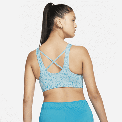 Nike Swoosh Icon Clash Women's Medium-Support Padded Strappy Printed Sports Bra