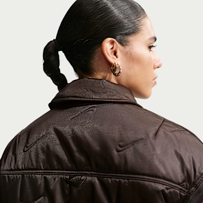 나이키 스포츠웨어 스우시 시리즈 여성 오버사이즈 퀼팅 샤킷