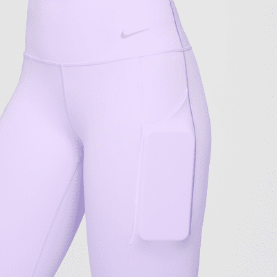 Nike Universa közepes tartást adó, középmagas derekú, teljes hosszúságú női leggings zsebekkel