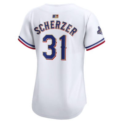 Max Scherzer Texas Rangers 2023 World Series Champions Gold Women’s ...