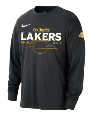 Мужская футболка Los Angeles Lakers Nike NBA Long-Sleeve Max90