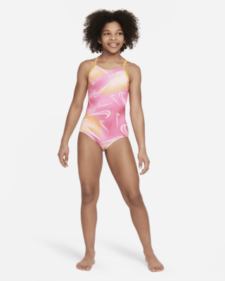 Nike Aurora Swoosh Older Kids' (Girls') Cross-Back One-Piece 