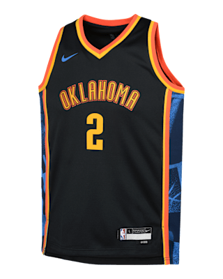 Подростковые джерси Shai Gilgeous-Alexander Oklahoma City Thunder 2024/25 City Edition Big Kids' Nike Dri-FIT NBA Swingman Jersey