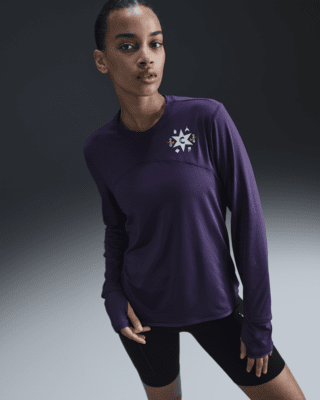 Женские  Nike Swift Element Dri-FIT Crew-Neck Top для бега