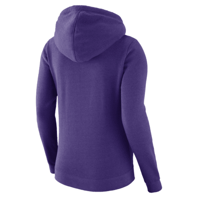 Los Angeles Lakers Club City Edition Women's Nike NBA Fleece Funnel-Neck Hoodie