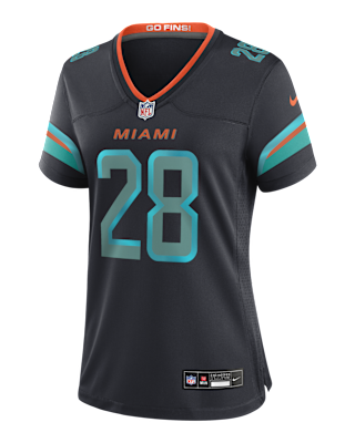 Женские джерси De’Von Achane Miami Dolphins Rivalries Collection Women’s Nike NFL Game Jersey