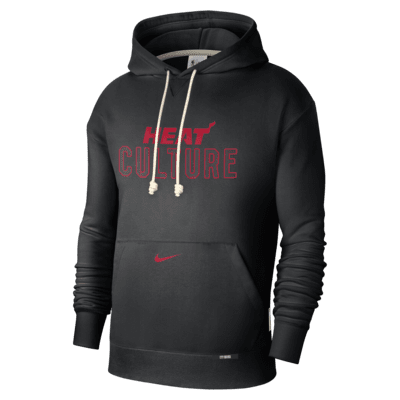 Miami Heat Standard Issue City Edition Men's Nike Dri-FIT NBA Courtside Hoodie