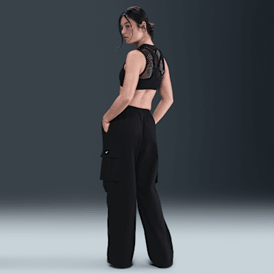 Vävda cargobyxor Nike Sportswear i oversize-modell med medelhög midja för kvinnor