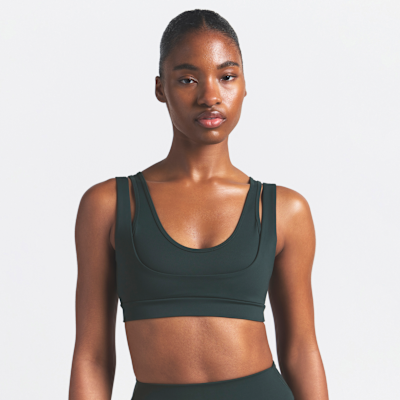 Bra de cuello en forma de U con doble tirante para mujer NikeSKIMS Matte