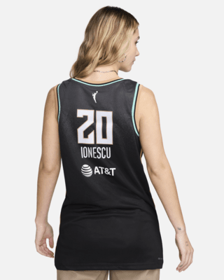 Sabrina Ionescu Liberty Explorer Edition Nike Dri-FIT WNBA Victory Jersey.