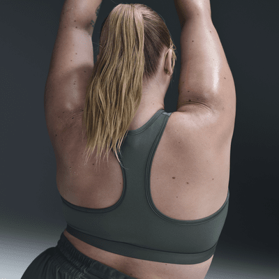 Nike Swoosh Medium Support Sport-BH mit Polster für Damen (große Größe)