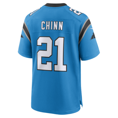 Jersey de fútbol americano Nike de la NFL Game para hombre Jeremy Chinn Carolina Panthers