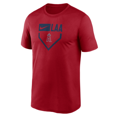 Playera Nike Dri-FIT de la MLB para hombre Los Angeles Angels Home Plate Icon Legend