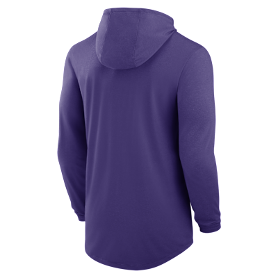 LSU Legacy Men's Nike Dri-FIT College Long-Sleeve Hooded T-Shirt