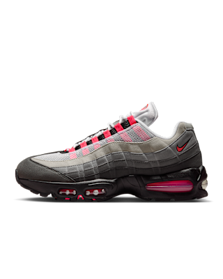 Nike Air Max sneaker Zwart/Medium Ash/Dark Pewter/Solar Red