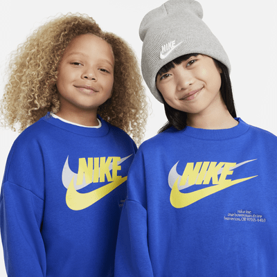 Nike Sportswear Icon Fleece Big Kids' Oversized Sweatshirt