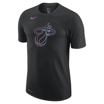 Heat City Edition Logo Men's T-Shirt. Nike AE