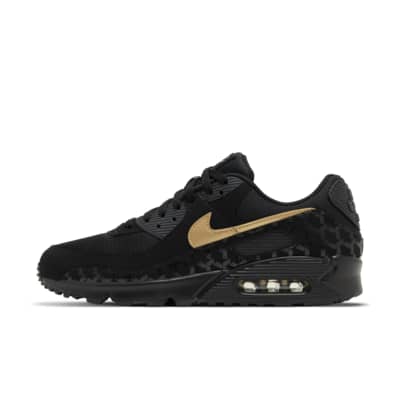 nike air max 90 mens black and gold