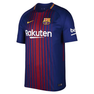 17 18 赛季巴萨 Messi 男子足球球迷服 耐克 Nike 中国官网