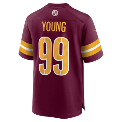 NFL Washington Commanders (Chase Young) Men's Game Football Jersey ...