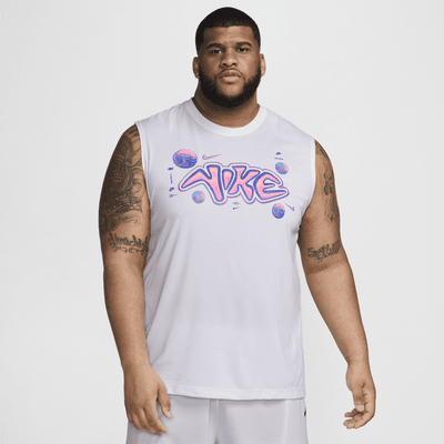 Playera de básquetbol sin mangas Dri-FIT para hombre Nike