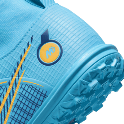 Calzado de fútbol para pasto sintético (turf) para niños talla pequeña/grande Nike Jr. Mercurial Superfly 8 Academy TF