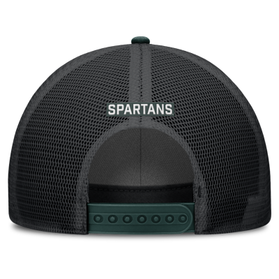 Gorra de rejilla universitaria Nike ajustable para hombre Michigan State Primetime Rise