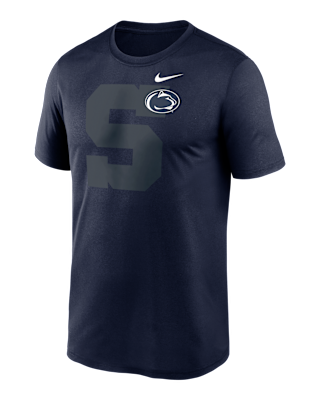 Мужская футболка Penn State Campus Legend Shadow Logo Nike Dri-FIT College