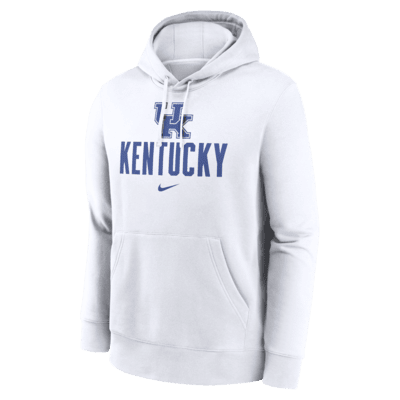 Sudadera con gorro sin cierre universitaria Nike para hombre Kentucky Wildcats Primetime Club Campus