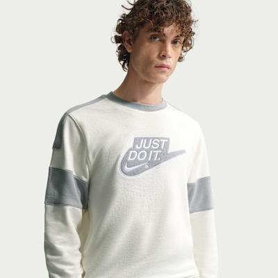 Nike Sportswear Club Men's French-Terry Crew-Neck Sweatshirt